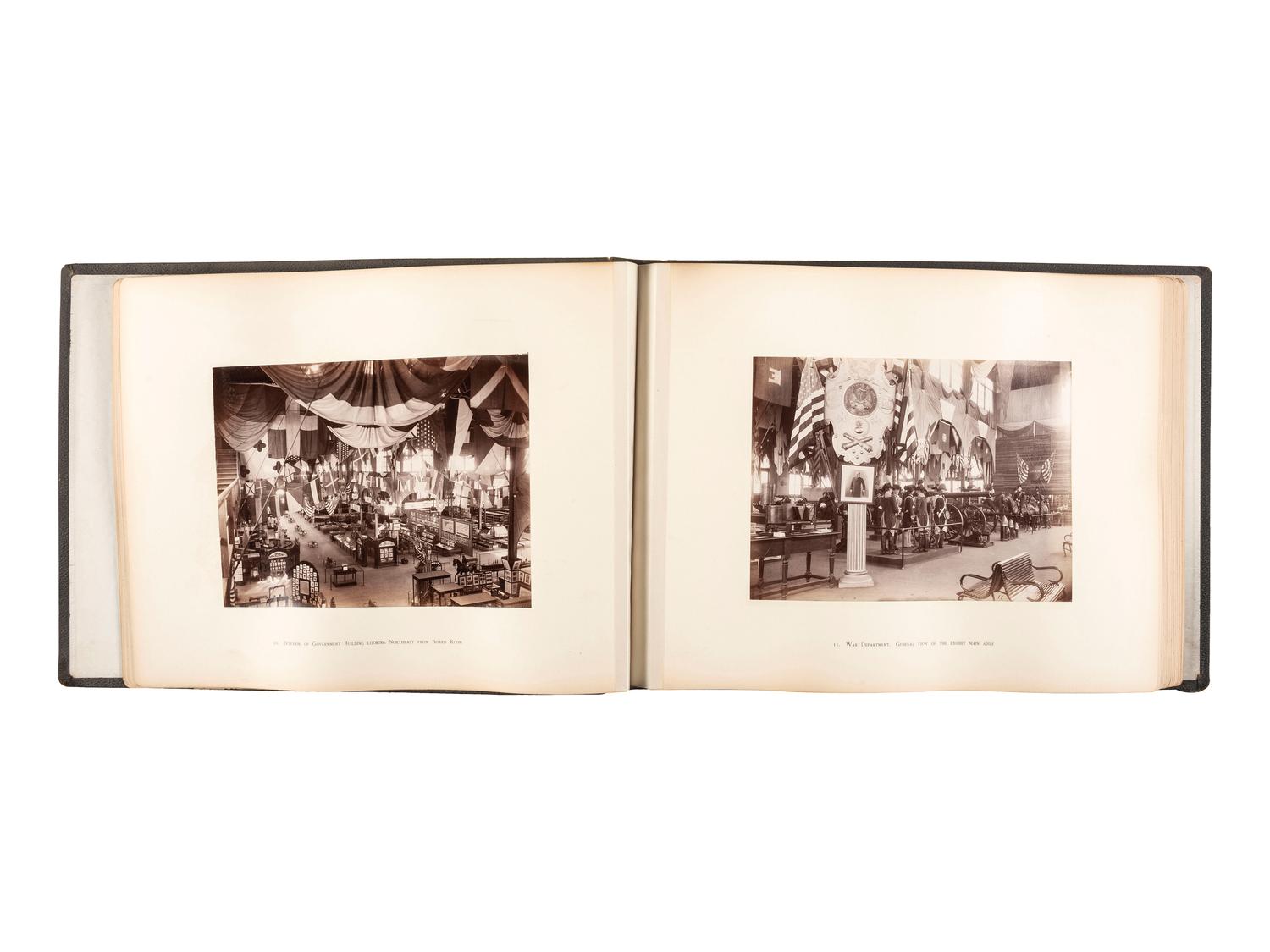 [EARLY PHOTOGRAPHY]. DODGE, Charles Richards, photographer. Official views of the United States Government Exhibits with Principal Buildings at the Cotton States and International Exposition held at Atlanta, Georgia, 1895 .