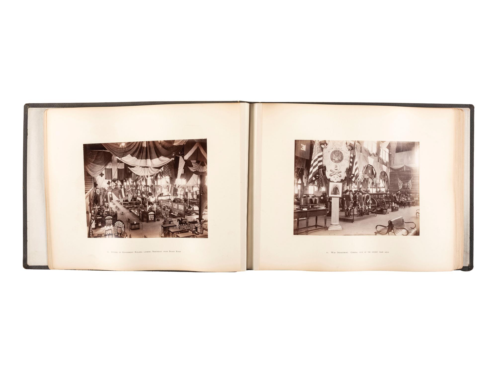[EARLY PHOTOGRAPHY]. DODGE, Charles Richards, photographer. Official views of the United States Government Exhibits with Principal Buildings at the Cotton States and International Exposition held at Atlanta, Georgia, 1895 .
