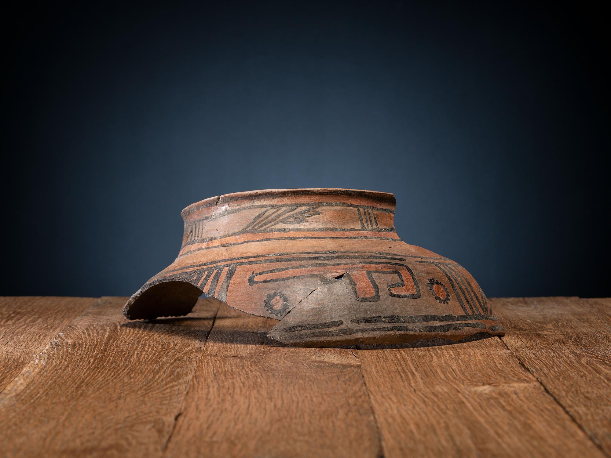 San Lazaro Pueblo Partial Pottery Rim