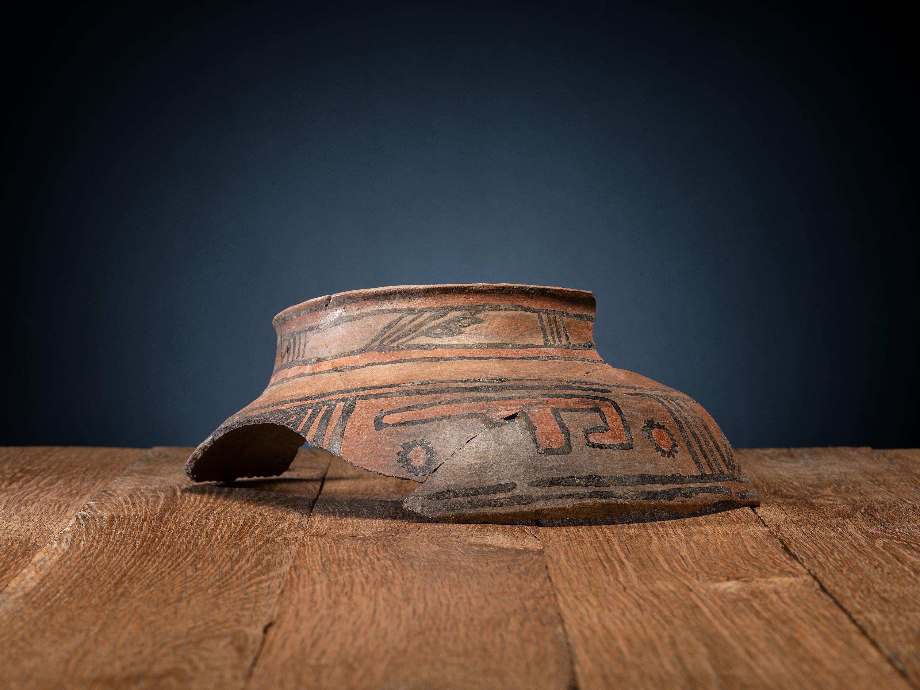 San Lazaro Pueblo Partial Pottery Rim