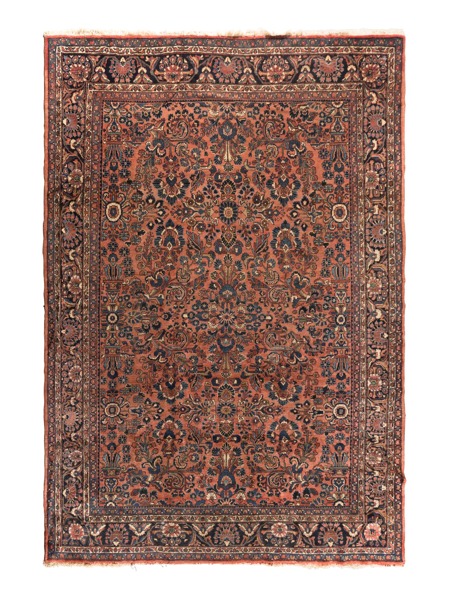 A Sarouk Wool Rug