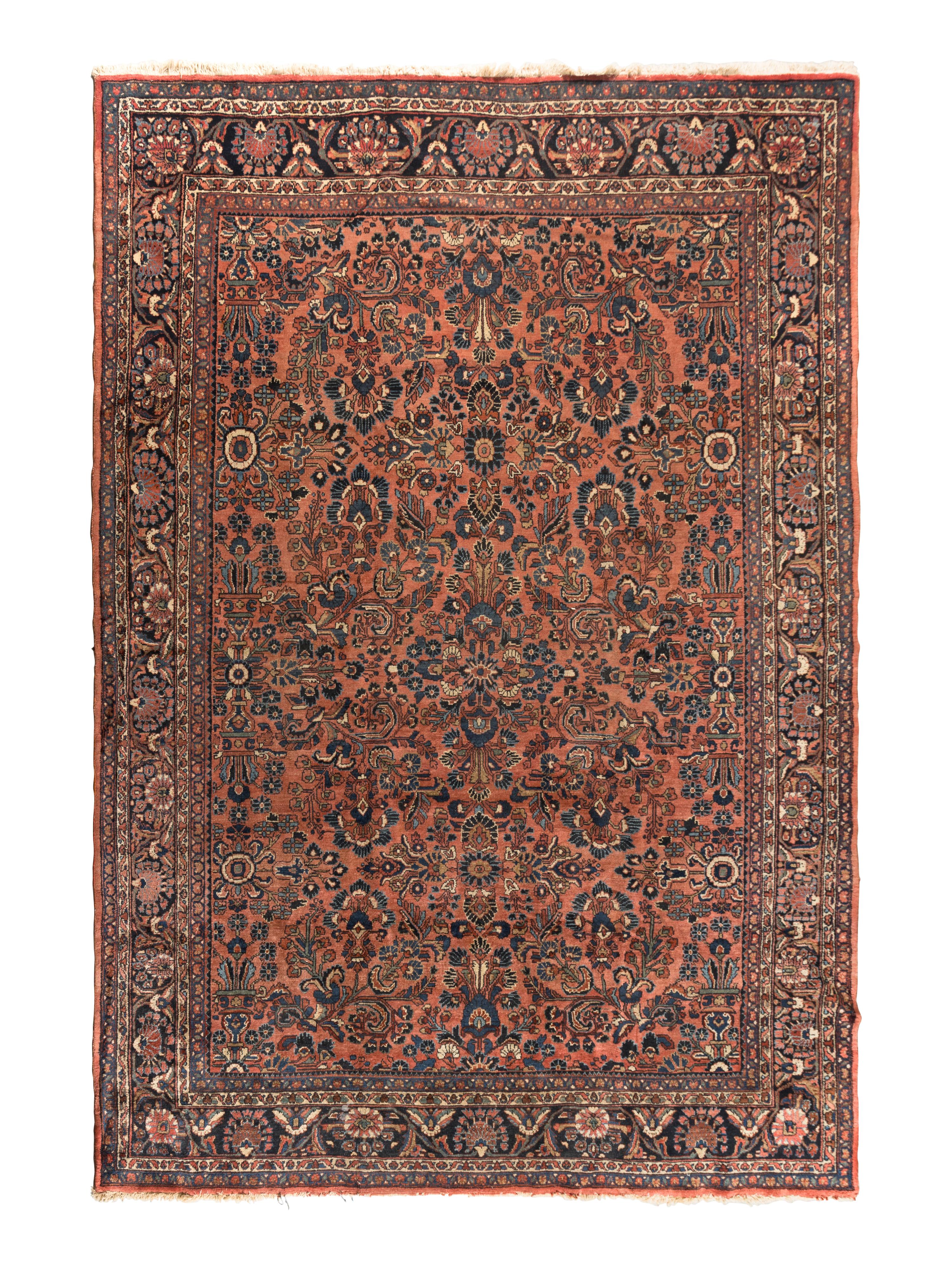 A Sarouk Wool Rug
