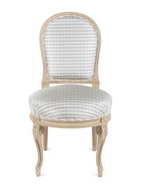 A Louis XV/XVI Transitional Painted Slipper Chair