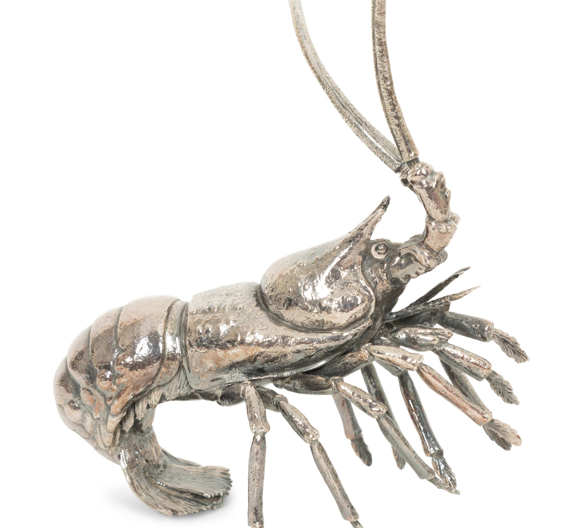 A Buccellati Silver Lobster Table Ornament