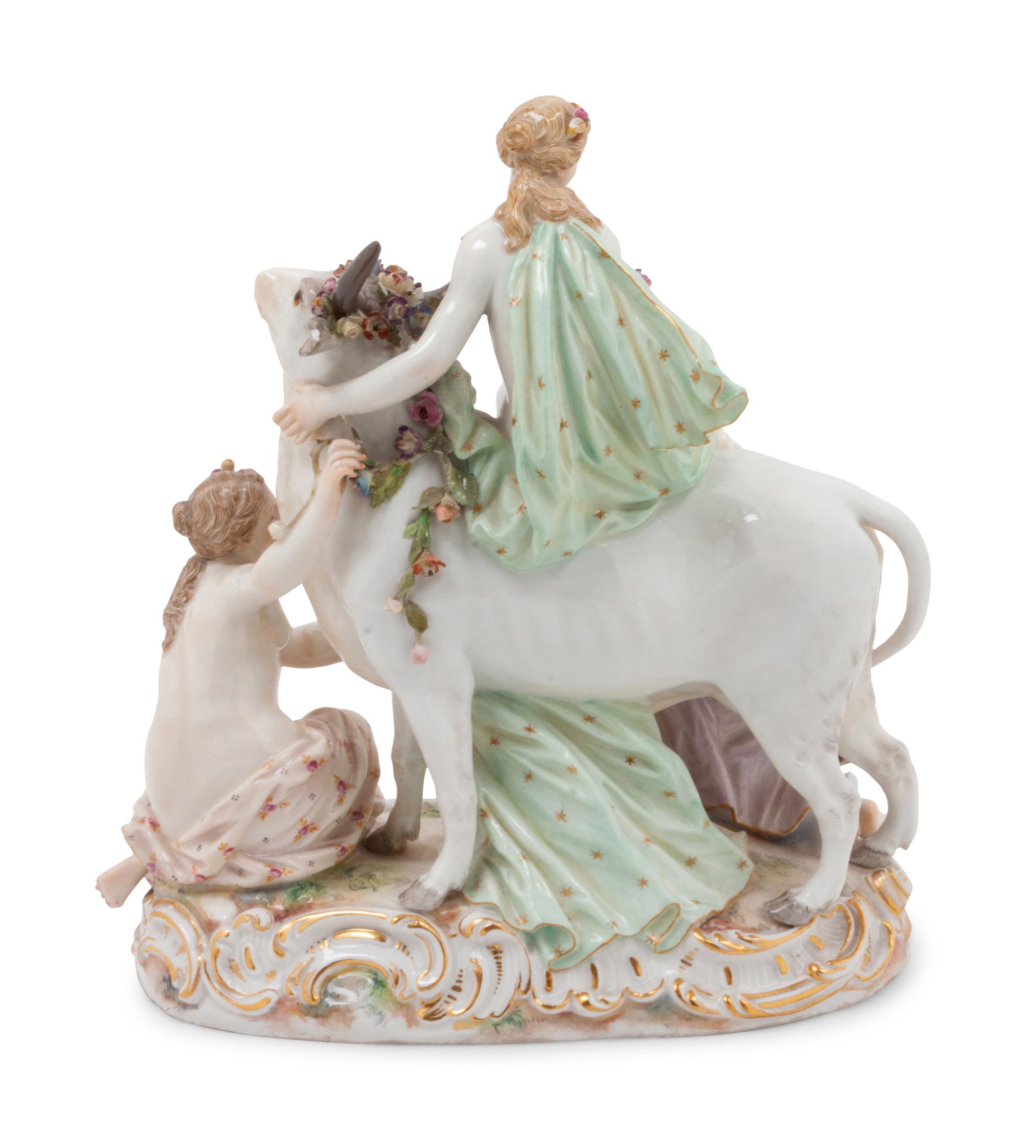A Meissen Porcelain Figural Group