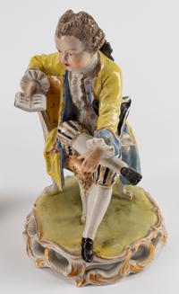 Six Continental Porcelain Figures