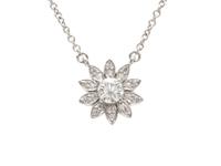 A Platinum and Diamond "Daisy" Necklace, Tiffany & Co., 2.00 dwts.