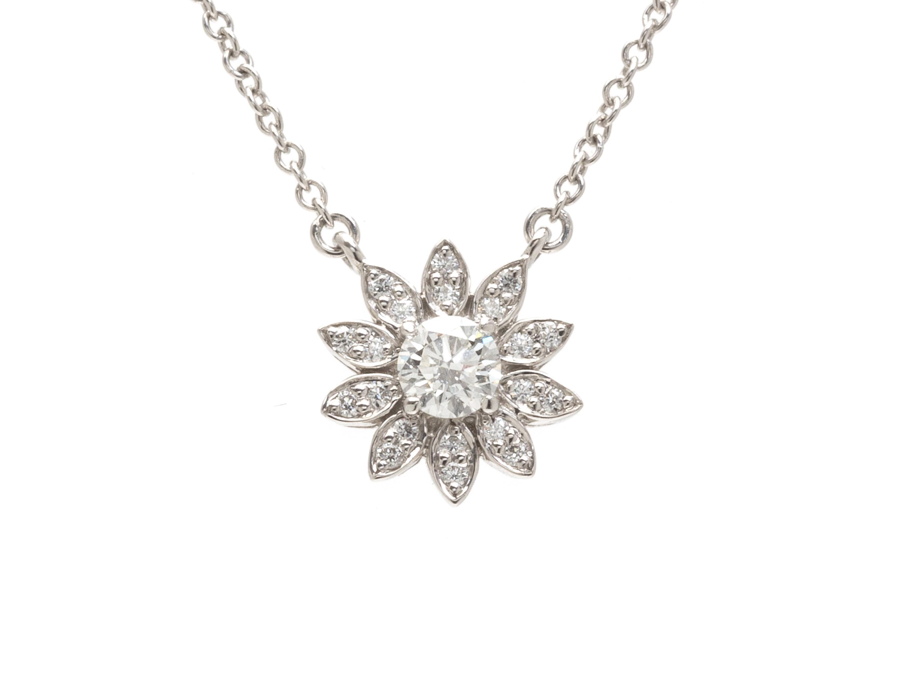 A Platinum and Diamond "Daisy" Necklace, Tiffany & Co., 2.00 dwts.
