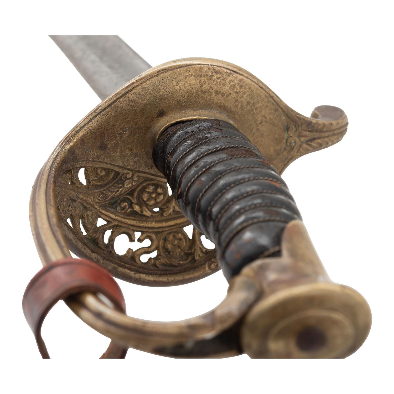 Etched Blade Leech & Rigdon Staff Officer's Sword