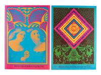 [MUSIC] -- [POSTERS]. MOSCOSO, Victor, GRIFFIN, Rick, and HUNTER, George, artists. A group of 4 Family Dog posters from 1967, comprising: