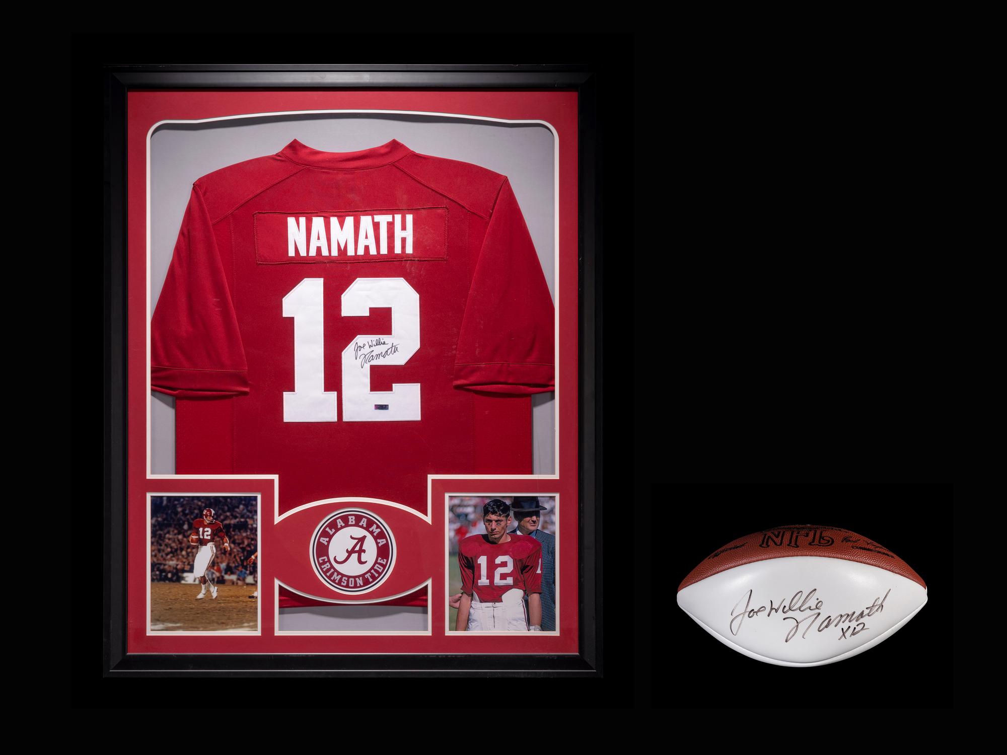 A Group of Joe Namath Signed Items,