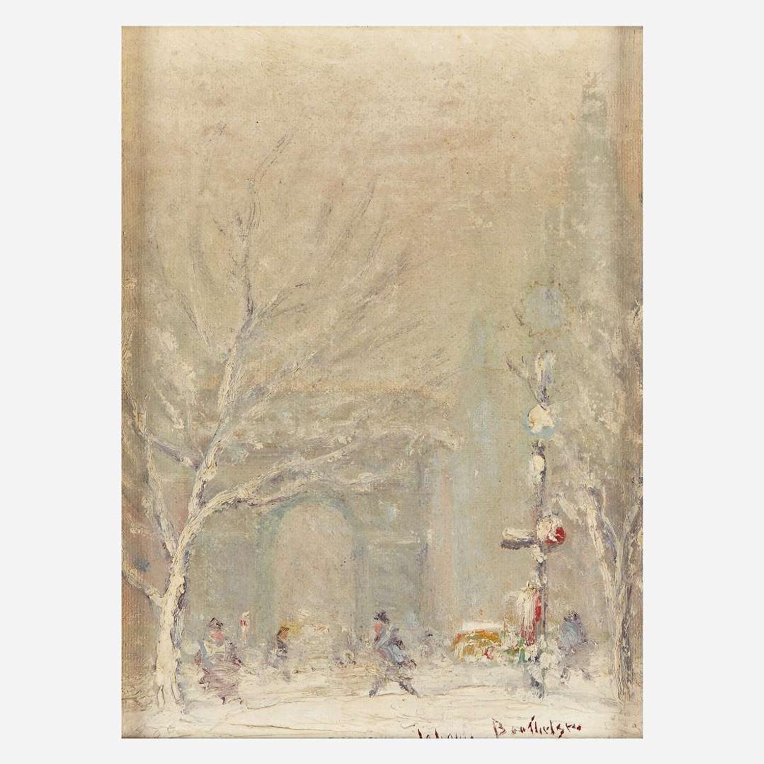 Johann Berthelsen (American, 1883-1972) Washington Square