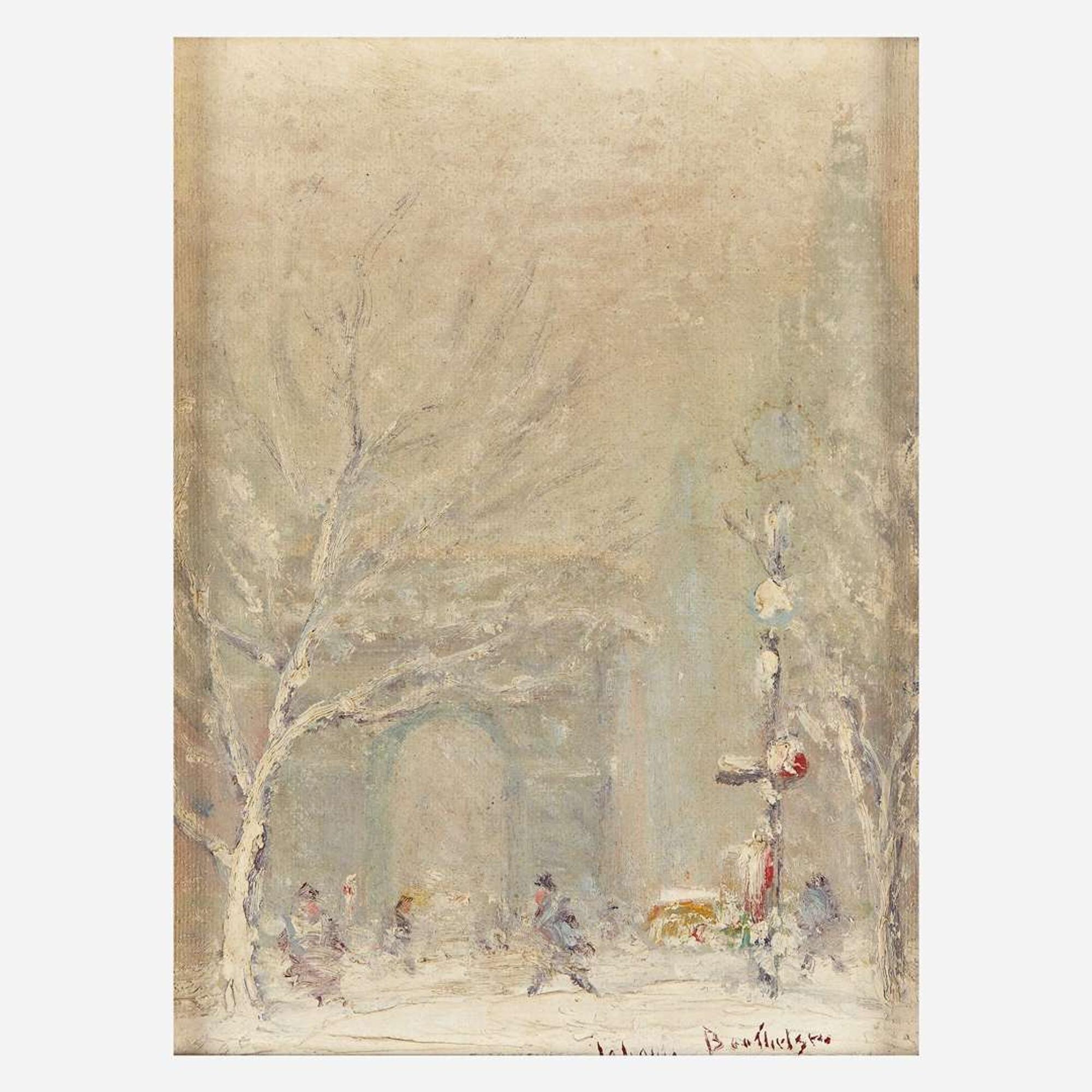 Johann Berthelsen (American, 1883-1972) Washington Square