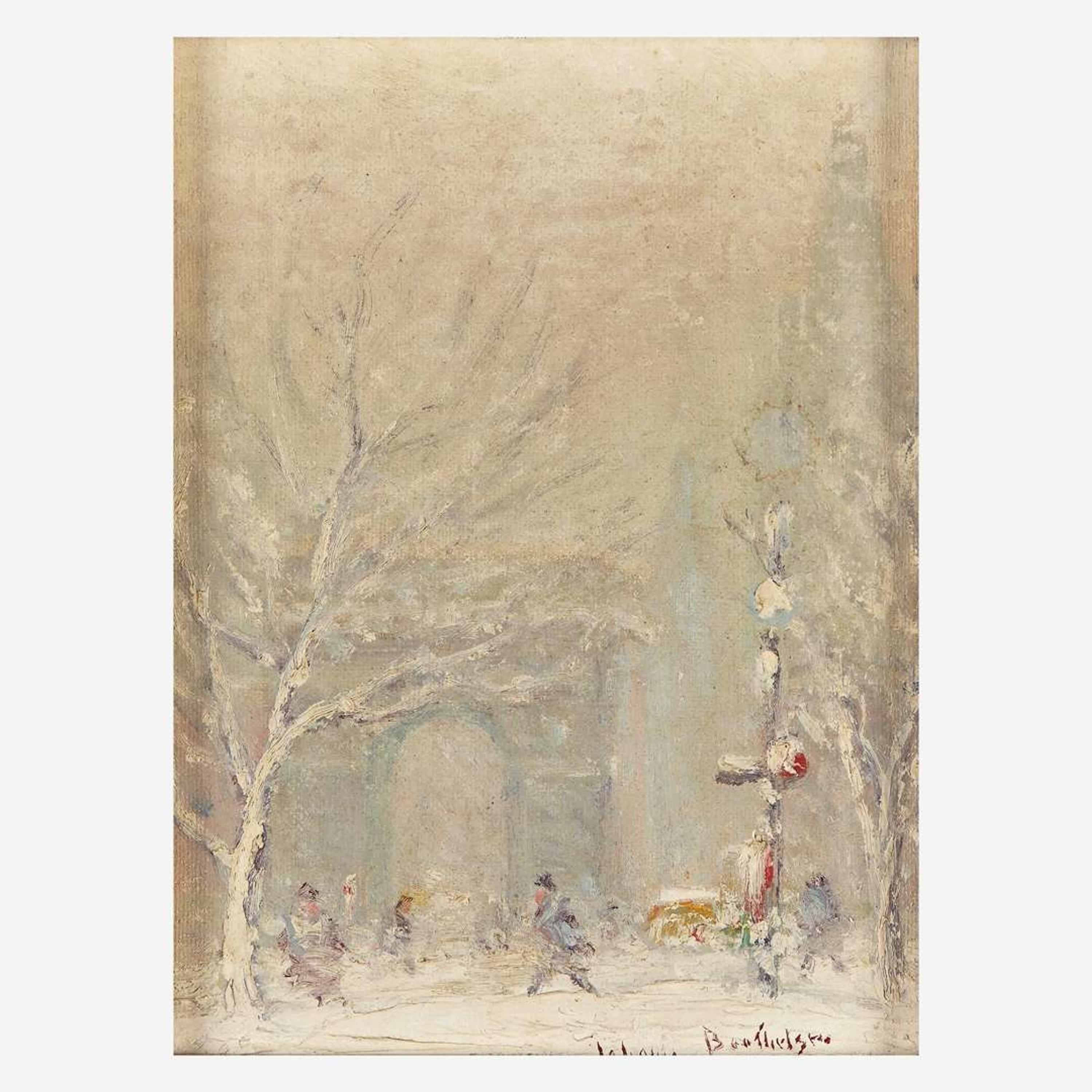 Johann Berthelsen (American, 1883-1972) Washington Square