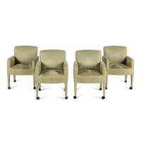 A Set of Four Contemporary Upholstered Armchairs