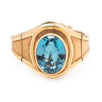 An 18 Karat Yellow Gold and Topaz Bracelet, Haroldo Burle Marx,