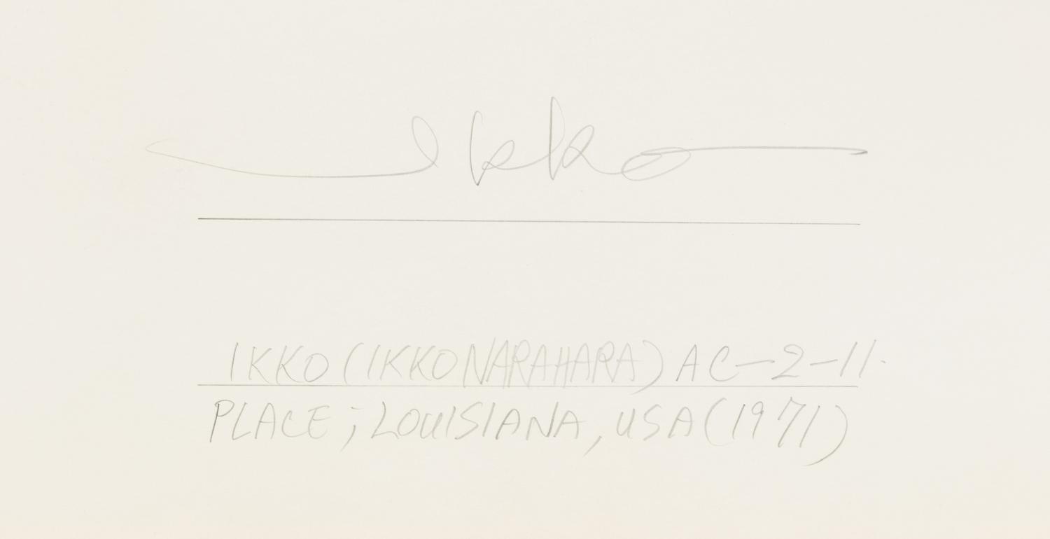Ikko Narahara (1931-2020) Louisiana, 1971