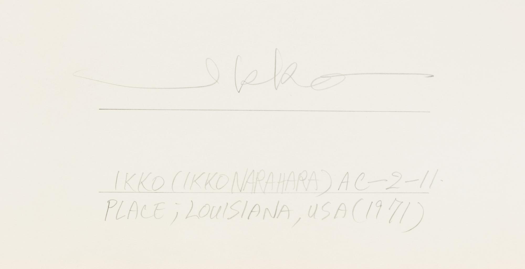 Ikko Narahara (1931-2020) Louisiana, 1971