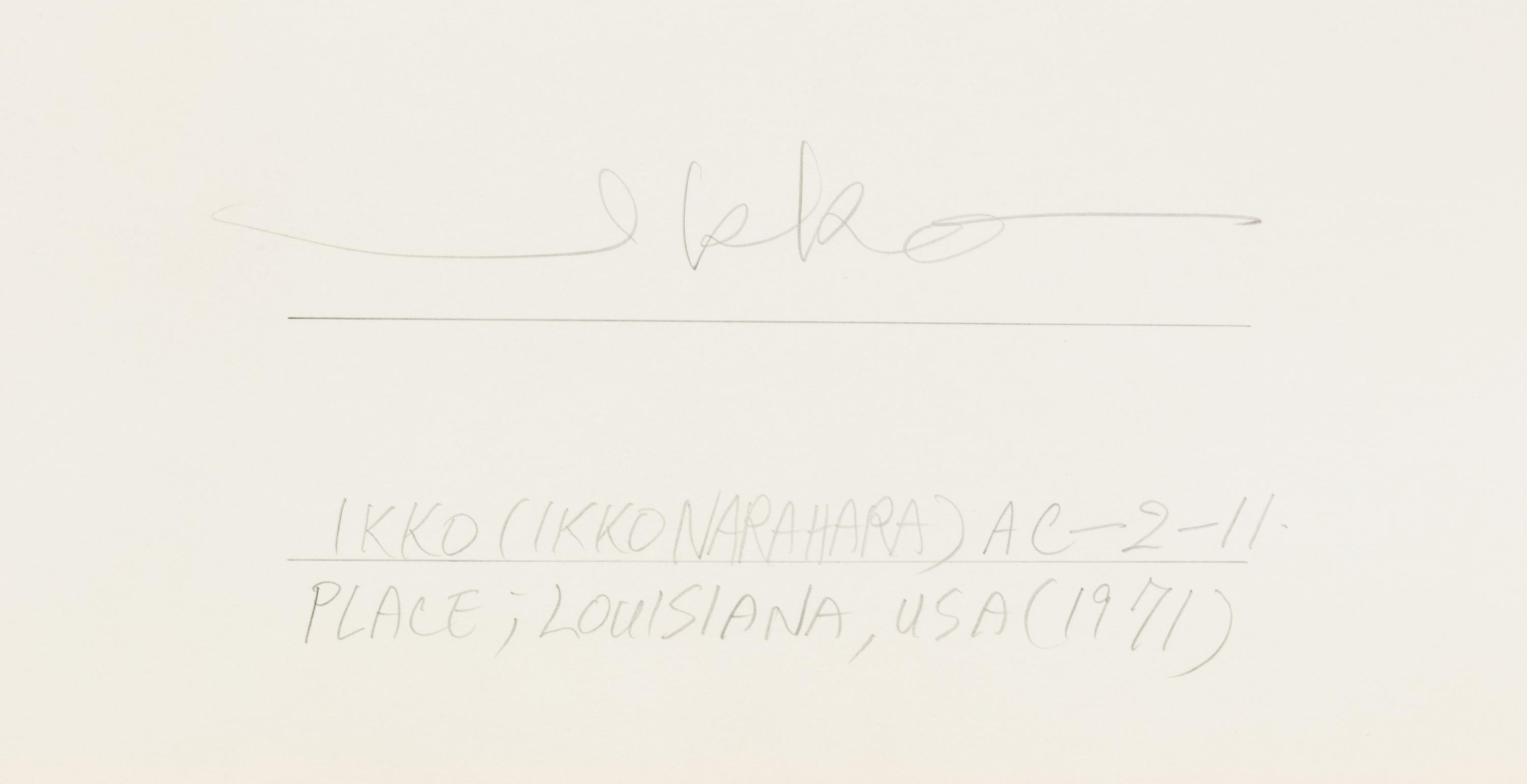 Ikko Narahara (1931-2020) Louisiana, 1971