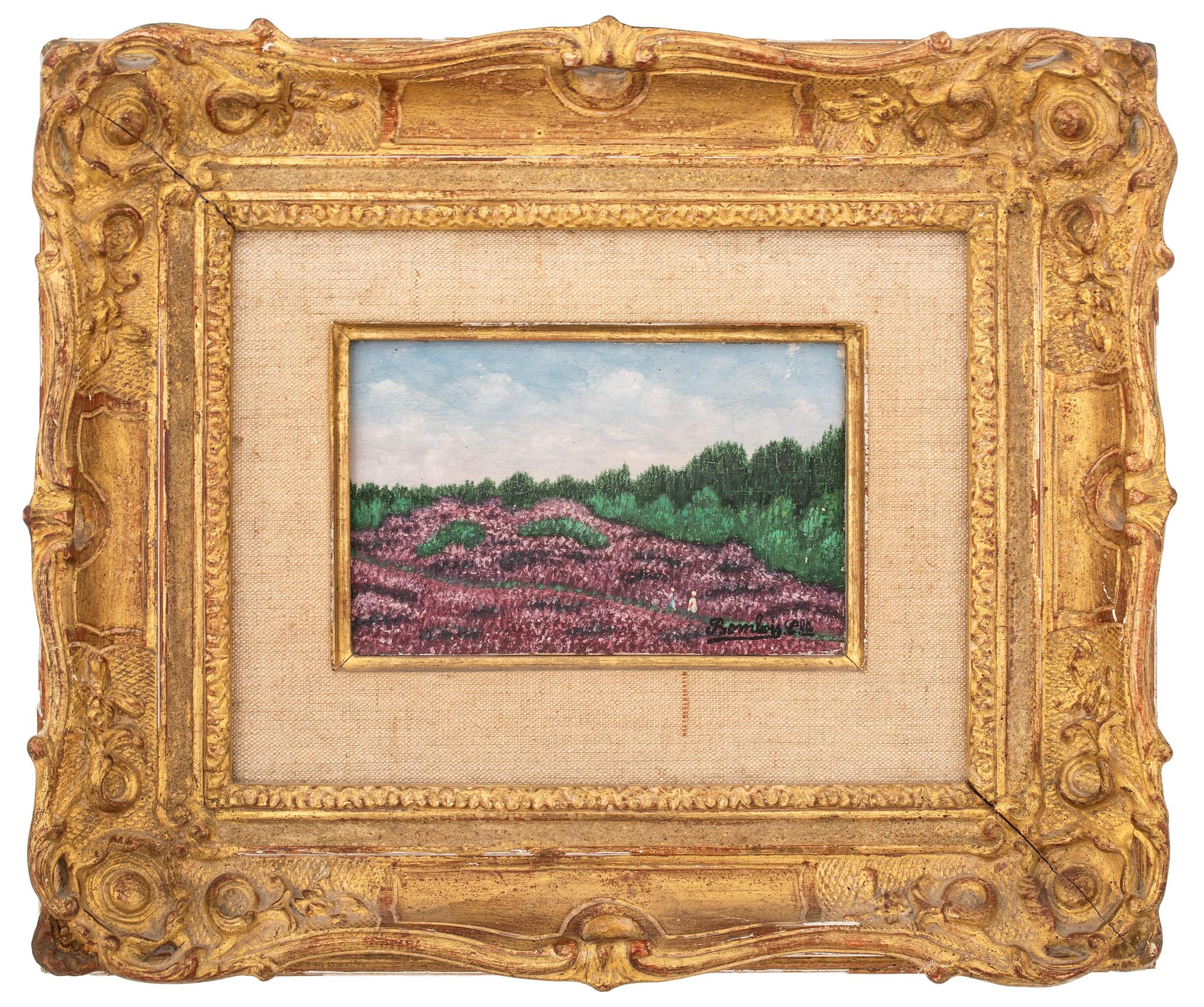 Two Figures in a Lavender Field