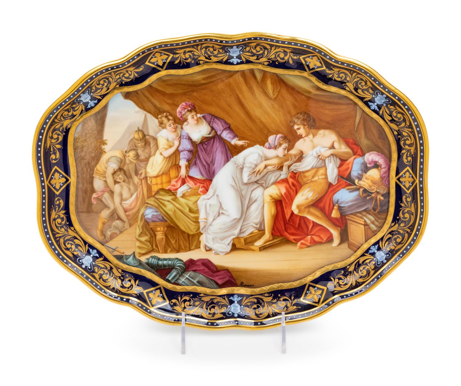 A Vienna Porcelain Tray