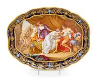 A Vienna Porcelain Tray