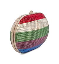 Judith Leiber Striped Oval M inaudière