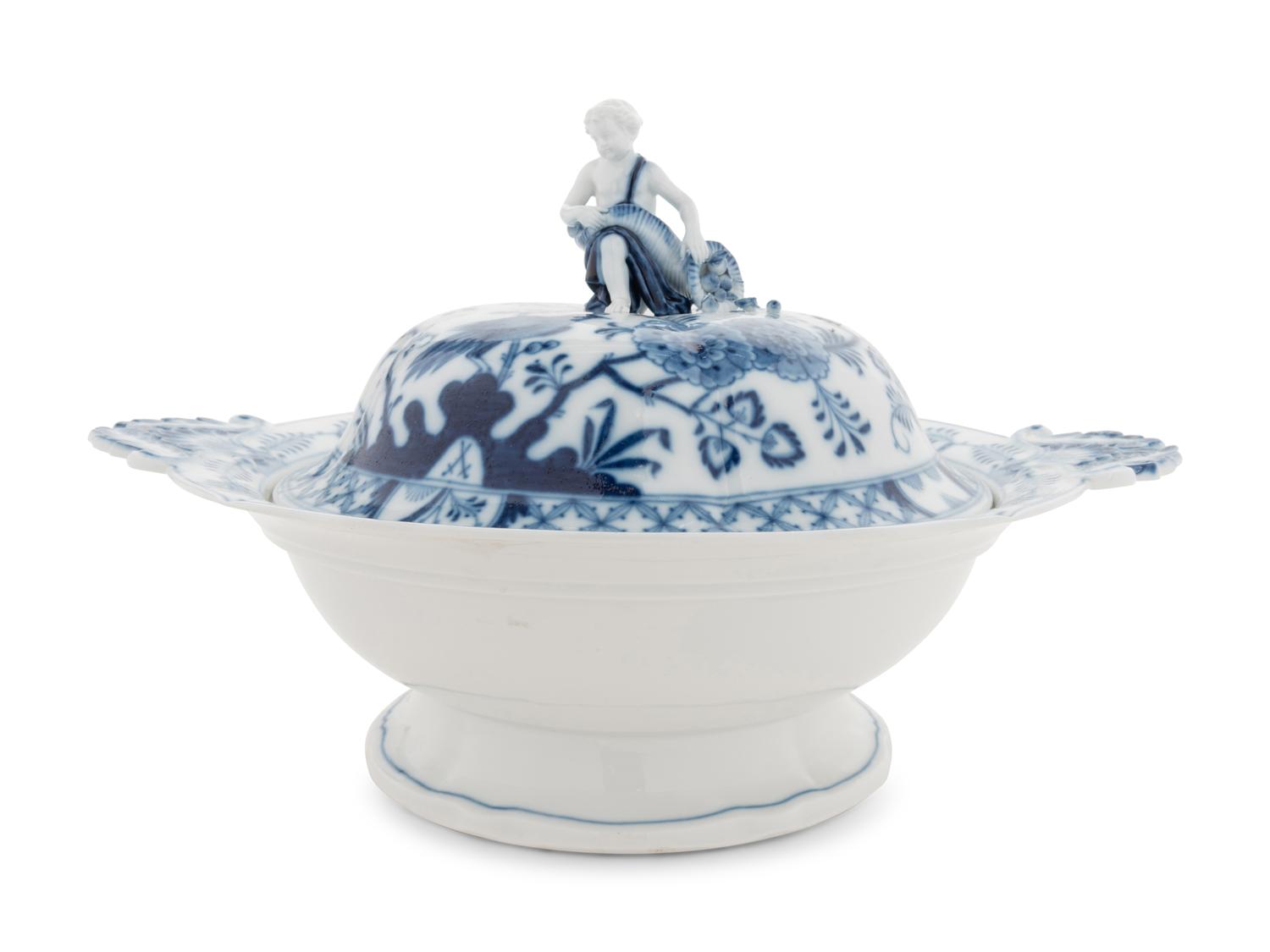 A Meissen Porcelain Covered Serving Dish