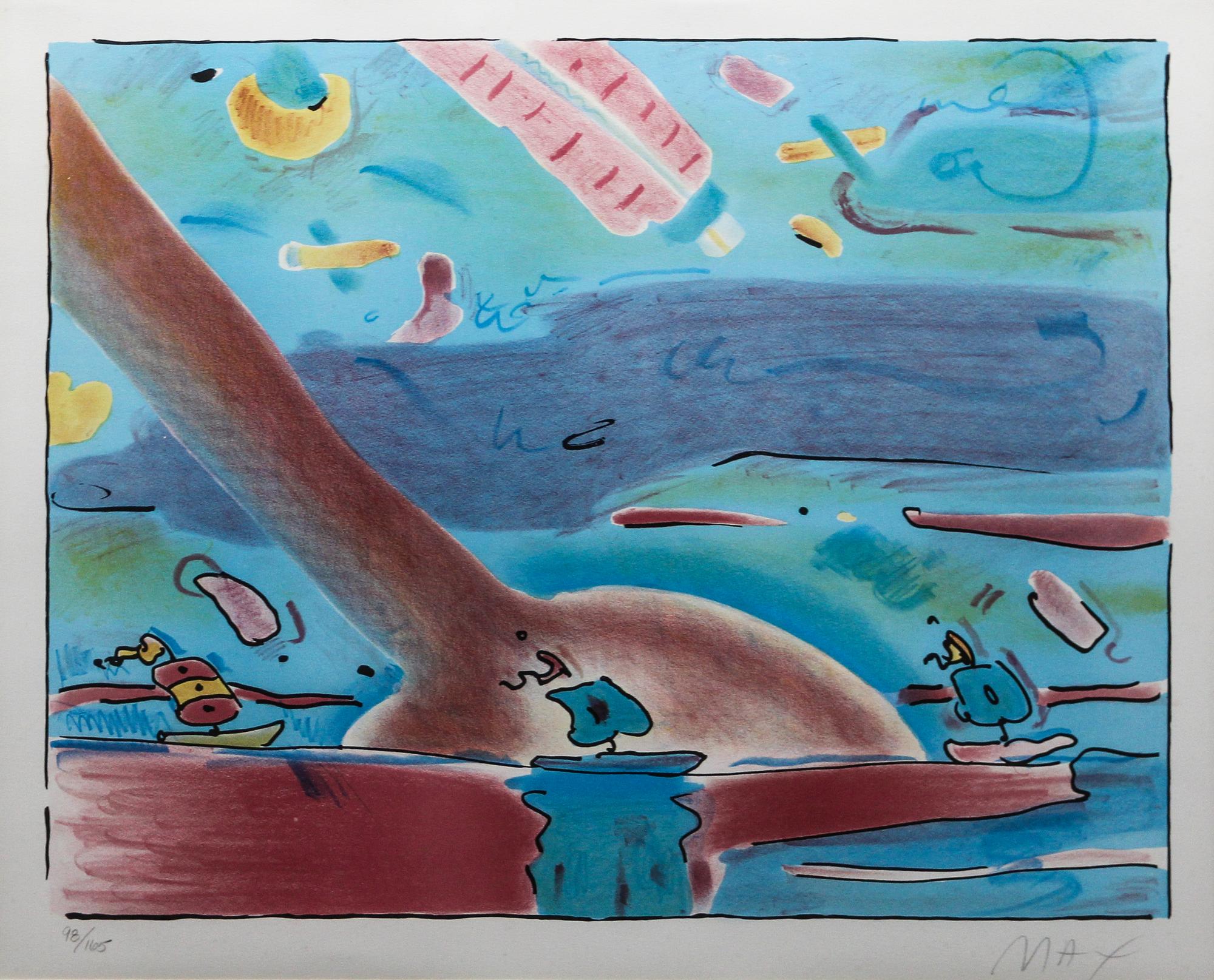 Peter Max, (American, b. 1937), Untitled (2 works)