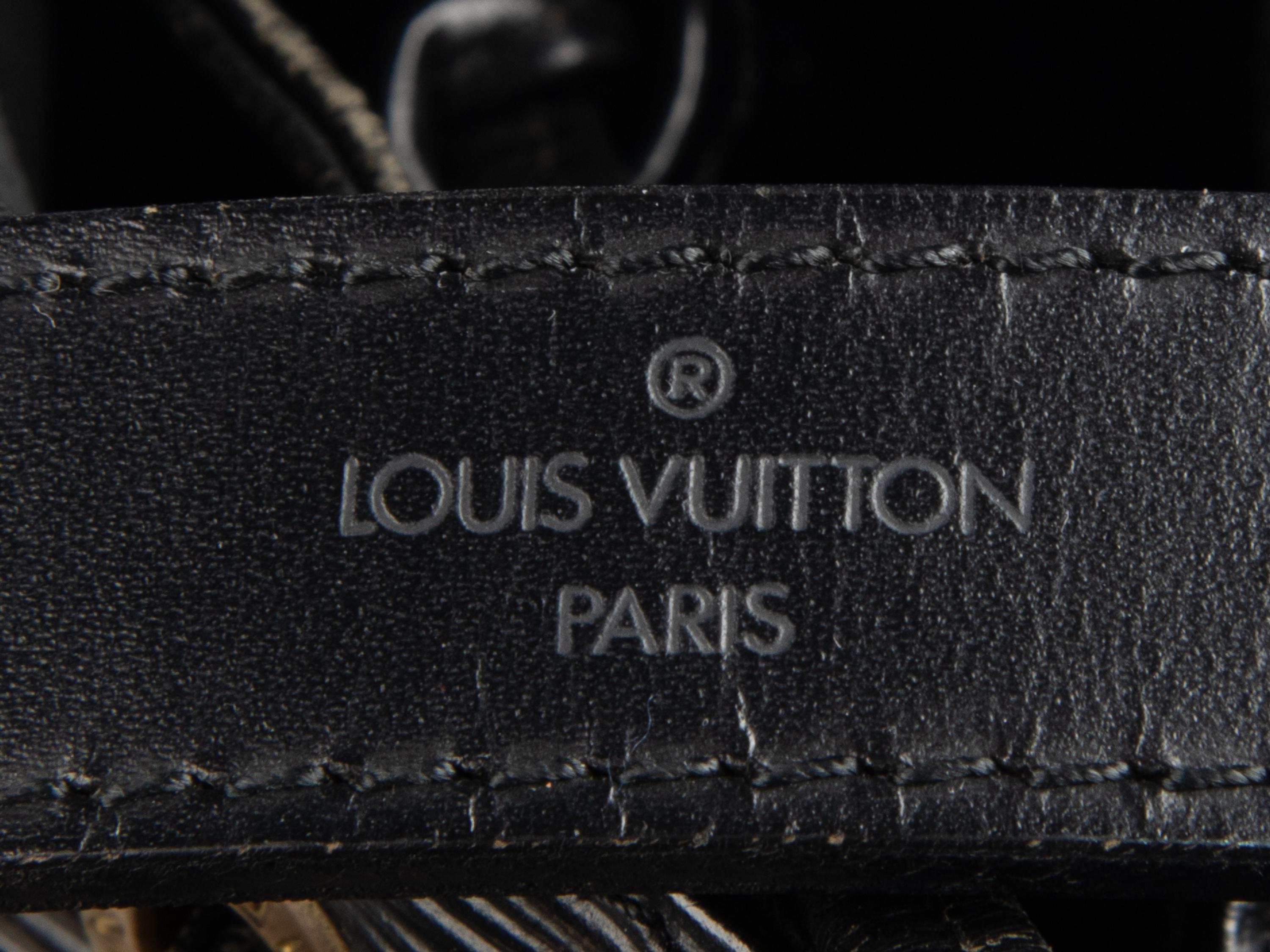Louis Vuitton Noé Bag in Black Epi Leather