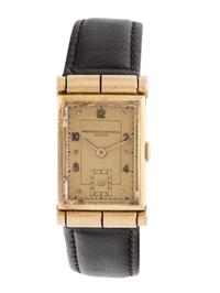 VACHERON & CONSTANTIN, LECOULTRE, VINTAGE, 14K YELLOW GOLD WRISTWATCH