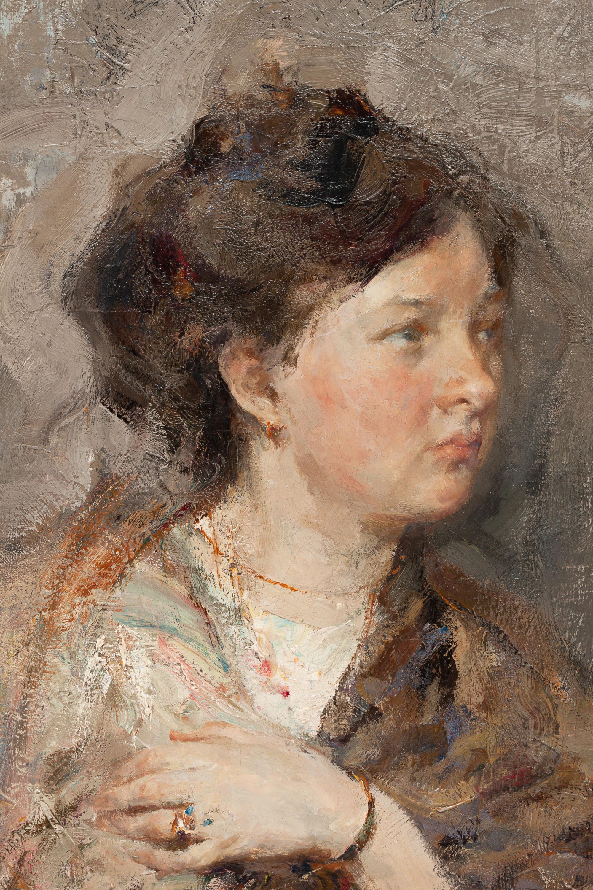 Study of a Woman (Portrait of Elena Konstantinovna Luksch-Makowsky) , c. 1906-08