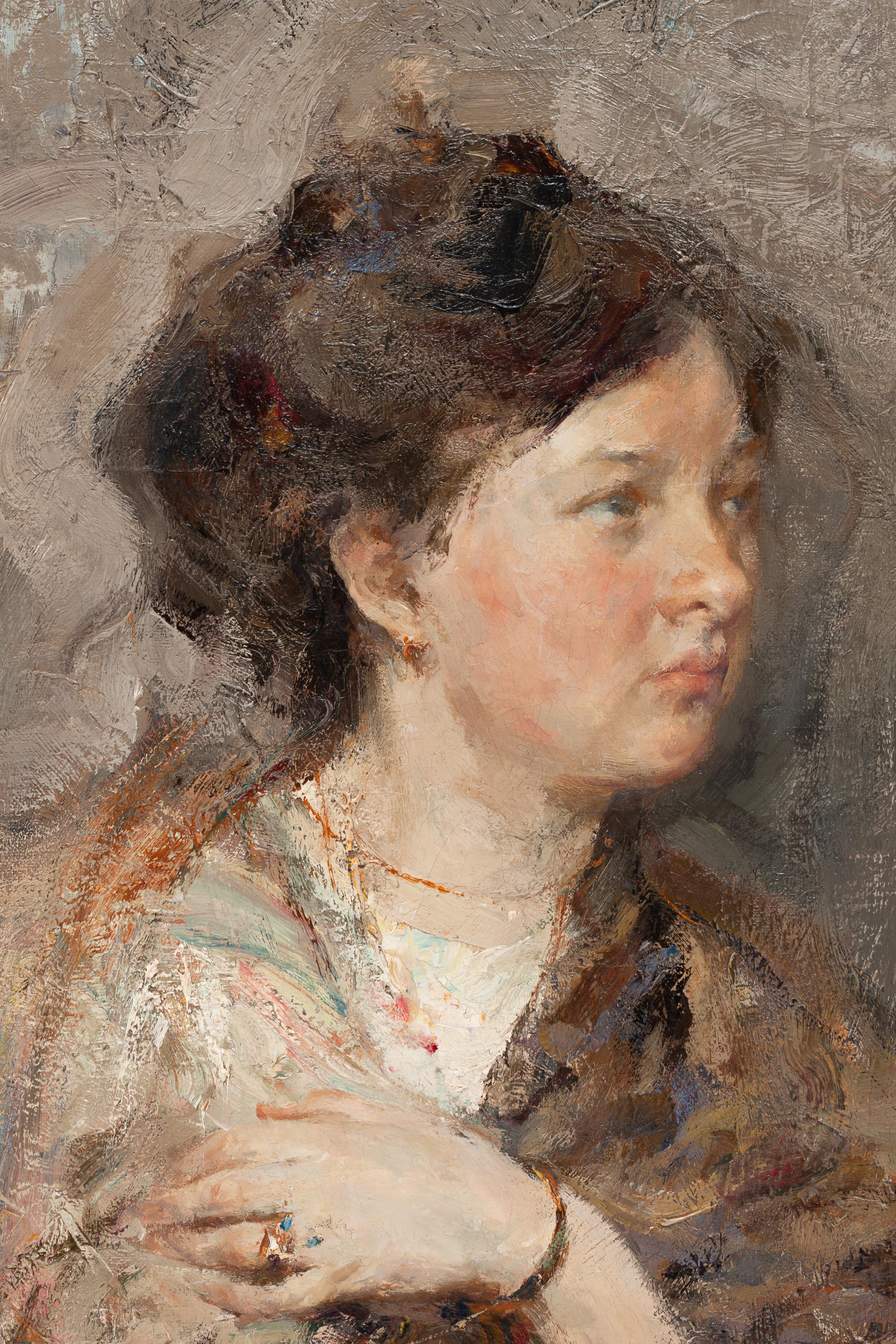 Study of a Woman (Portrait of Elena Konstantinovna Luksch-Makowsky) , c. 1906-08
