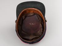 [CIVIL WAR]. 95th Pennsylvania Volunteers, Gosline's Zouaves, red piped kepi, identified to Joseph Greeley, Co. D.