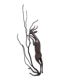 Gerenuk and Tree Sculpture edition 256/750