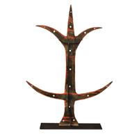 A Wrought Iron Decorative Strap Hinge 14" W x 3" D x 26.5" H — United States, 19th Century
