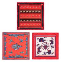 Three Hermès Scarves