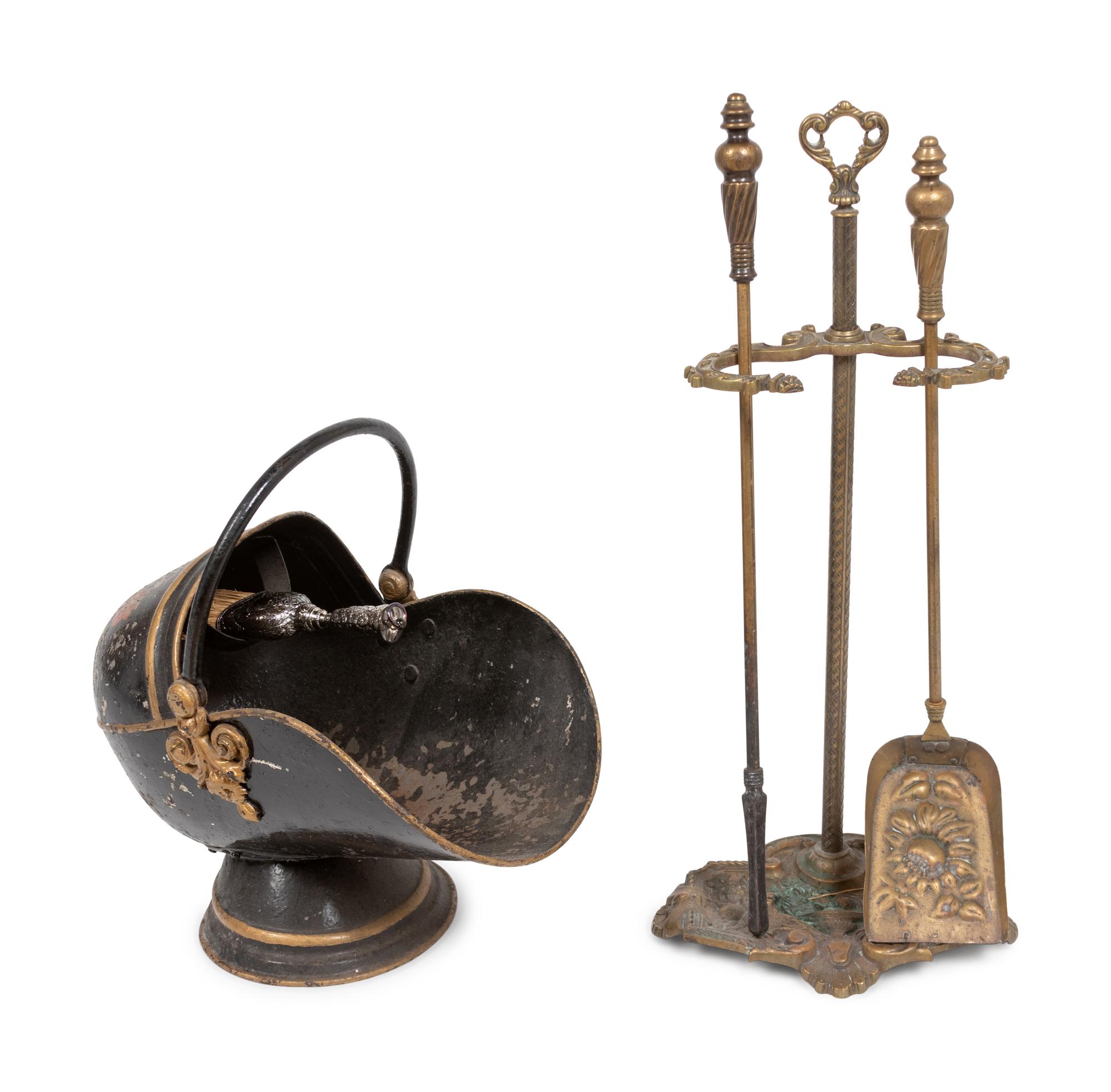 A Collection of Fireplace Tools