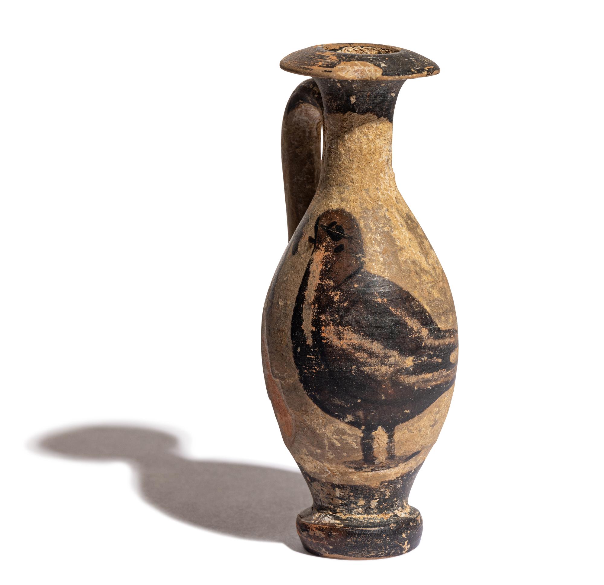 A Campanian Black-Figured Lekythos