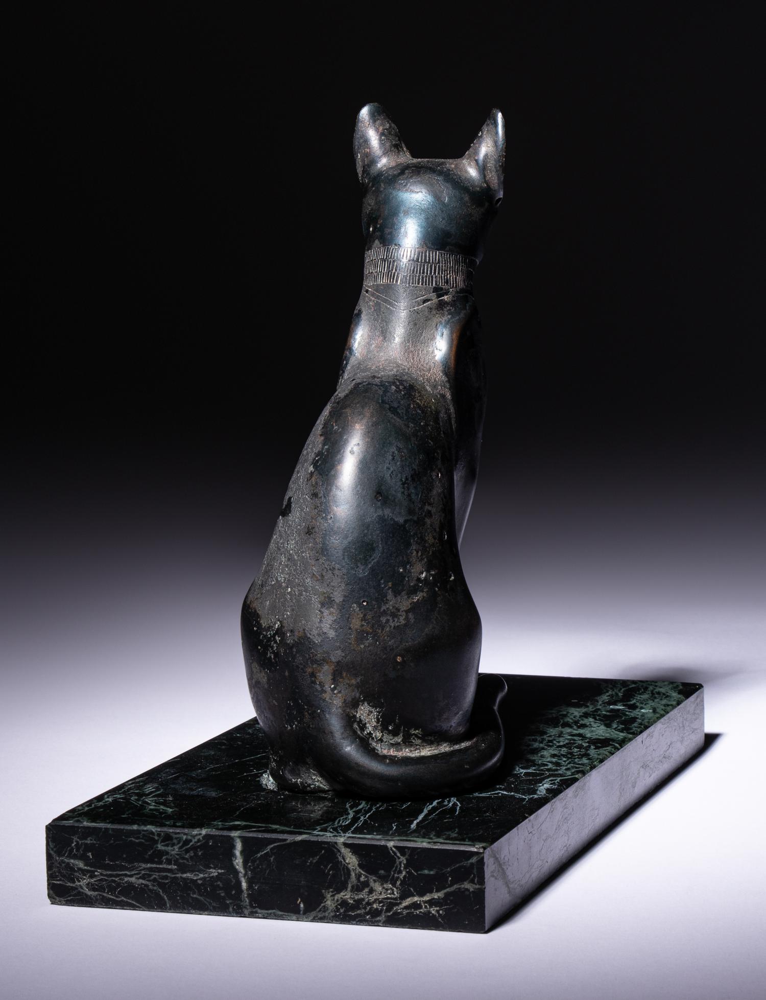 An Egyptian Bronze Cat