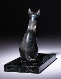An Egyptian Bronze Cat