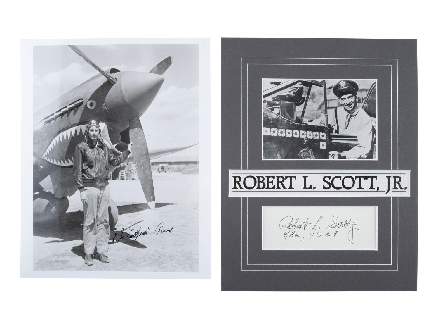 [WWII]. Signatures of pilots of the First American Volunteer Group, the "Flying Tigers."