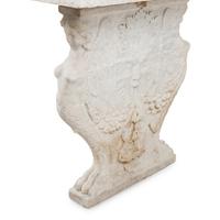 An Italian Renaissance Revival Carved Marble Table