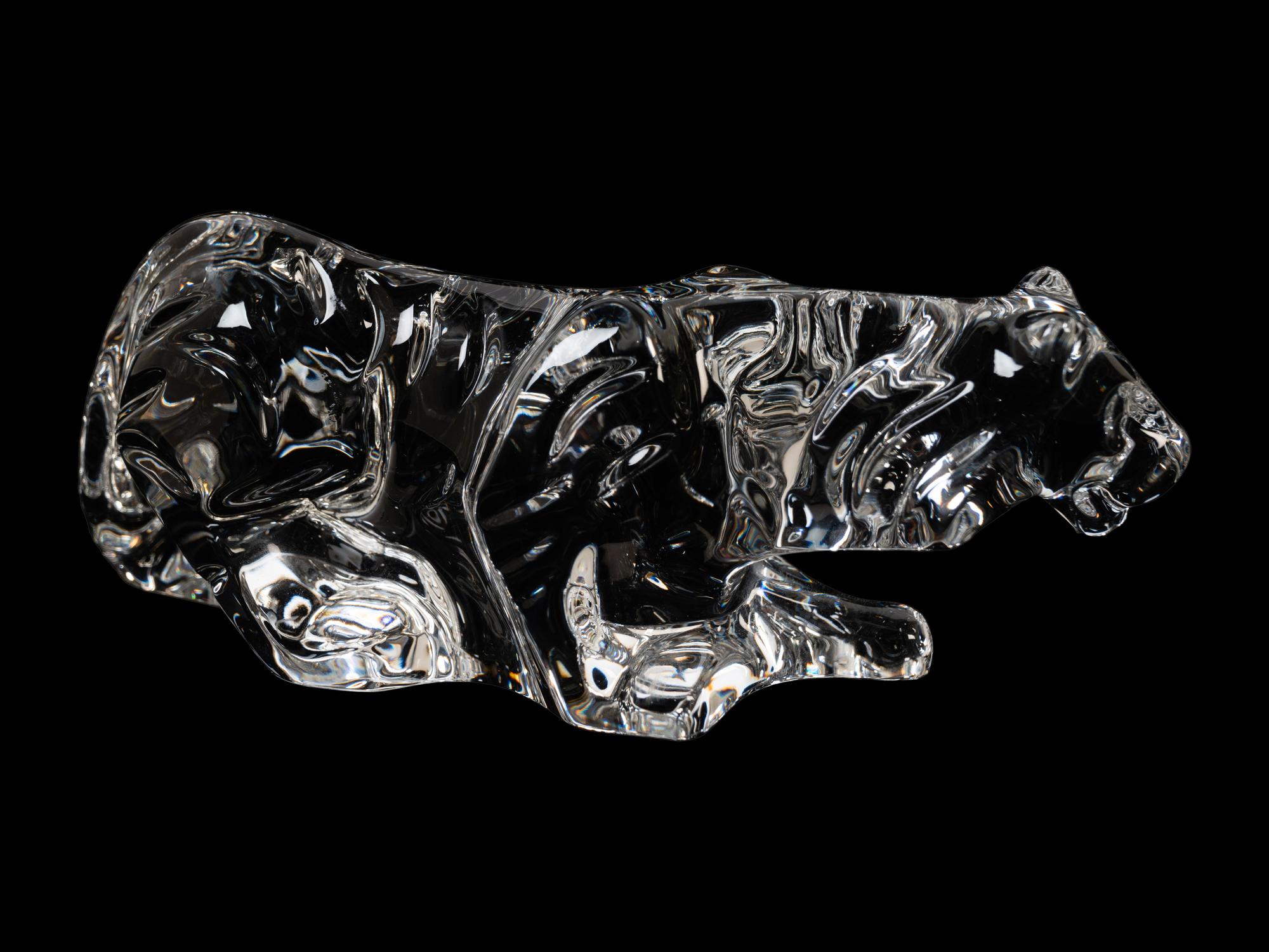 (History) Baccarat crystal tiger.