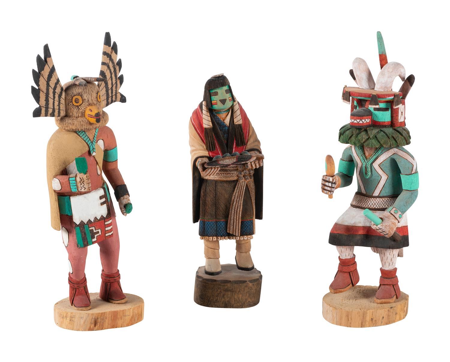 Collection of Hopi Katinas