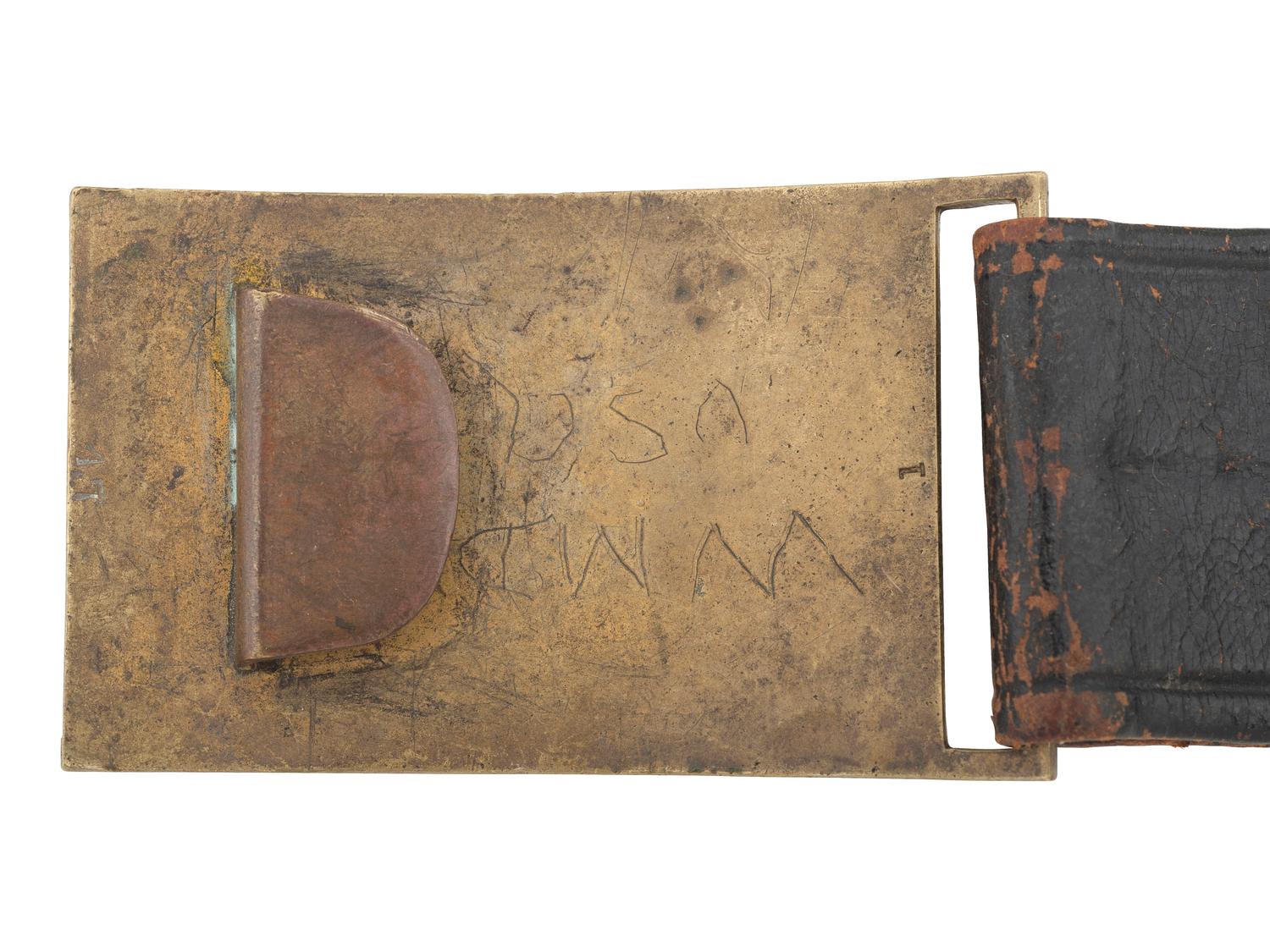[CIVIL WAR]. Sword, war-date photograph, medical officer's sash, belt and buckle identified to Surgeon William J. McDermott, New York.