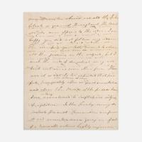 [Washington, George] Greene, Nathanael Autograph Draft Letter, signed