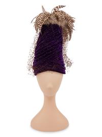 William J. Velvet Hat & Hat Box