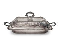 A Group of Silver-Plate Covered Serving Dishes