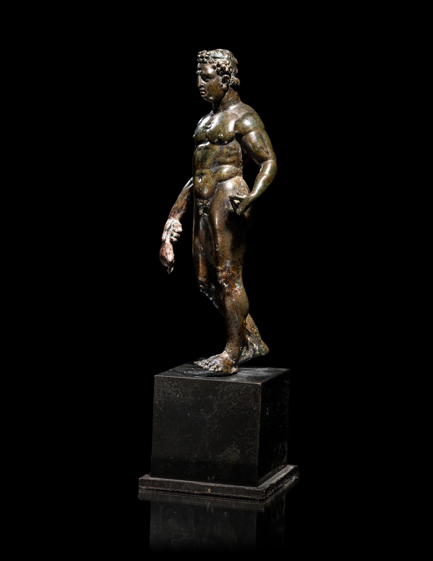 A Hellenistic Bronze Hermes with Silver Inlay